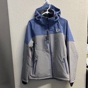 Men's Blackfish Zenith Soft-Shell Jacket (Charcoal/Blue) - Multiple Sizes!
